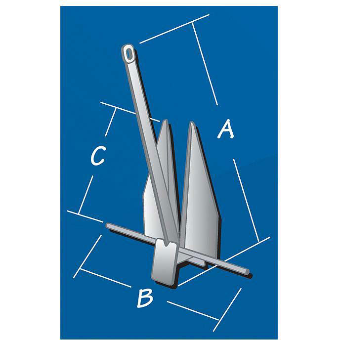Tie Down Engineering Danforth Hi-Tensile Anchor