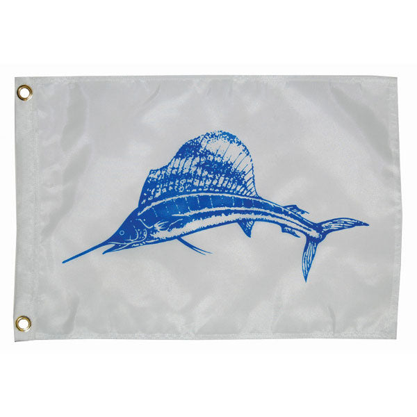 Nylon Flag 12" x 18" Sailfish