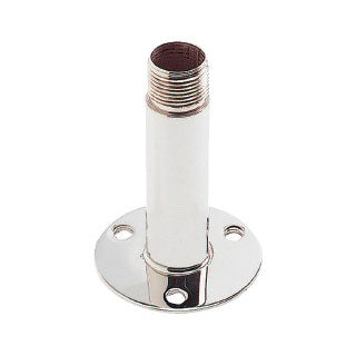 Straight Antenna Base, Stainless Steel, 1"-14