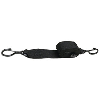 Gunwale Tie Down, 2" x 18', Black