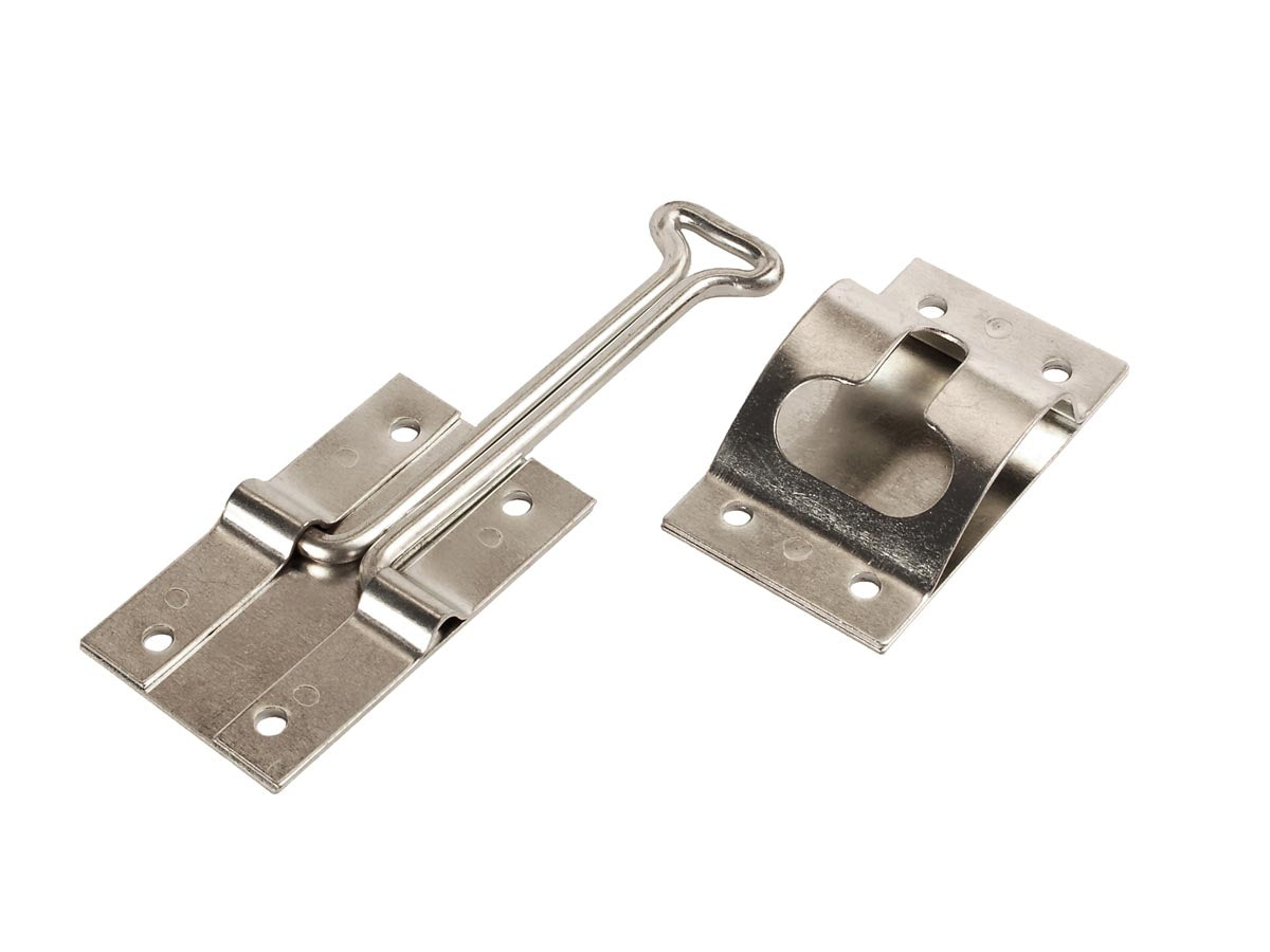 Entry Door Holder - Zinc "T" style- 4"