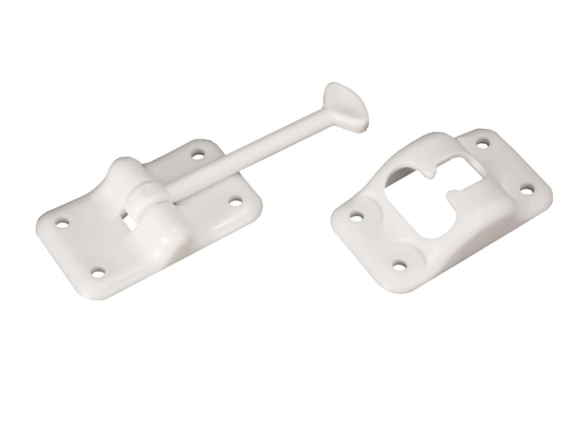 Entry Door Holder - Plastic T - 3 1/2" - White