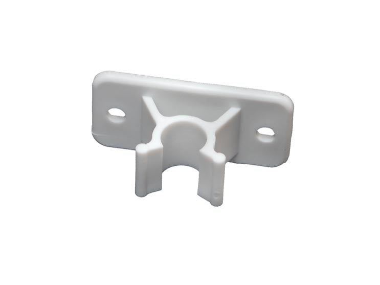 Entry Door Holder - Plastic - Clip Only - White