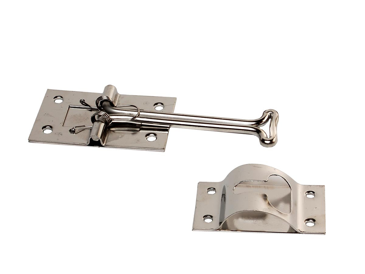 Entry Door Holder - Self Closing Stainless Steel "T" - 4"