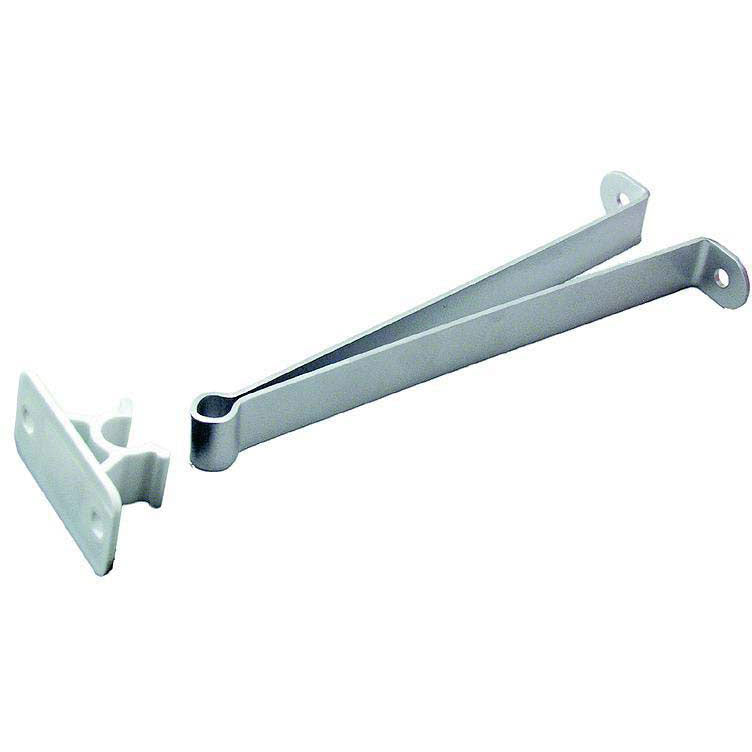 JR Products C-Clip Style Door Holder - Metal/Plastic Combo, 3"