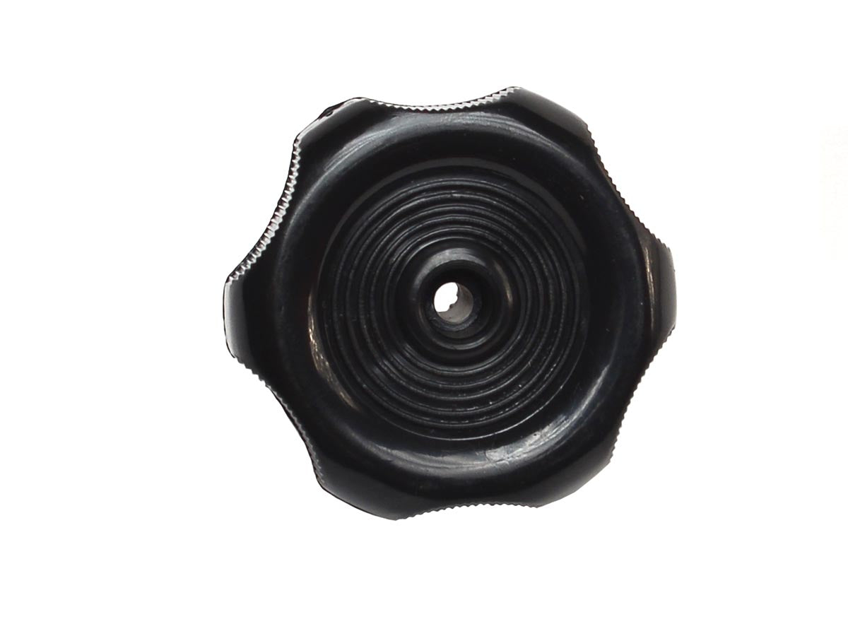 Window Knob - Black - 1" shaft