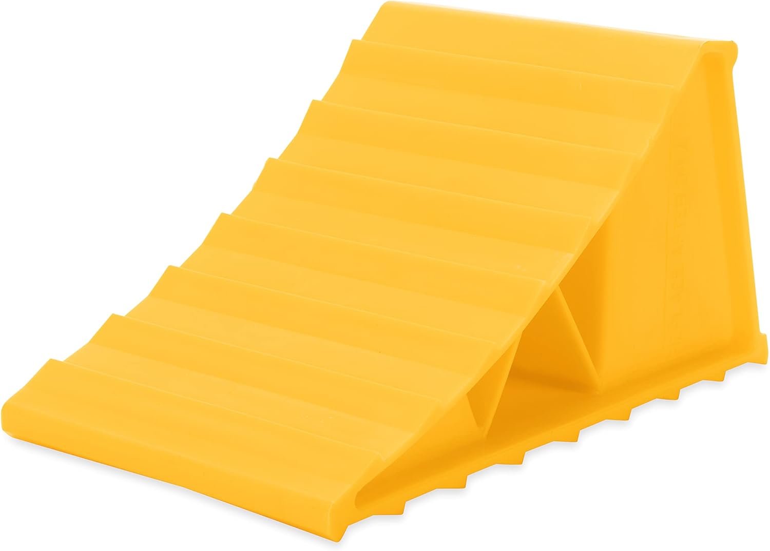 Camco RV Wheel Chock, Yellow, Wheels 26" or less