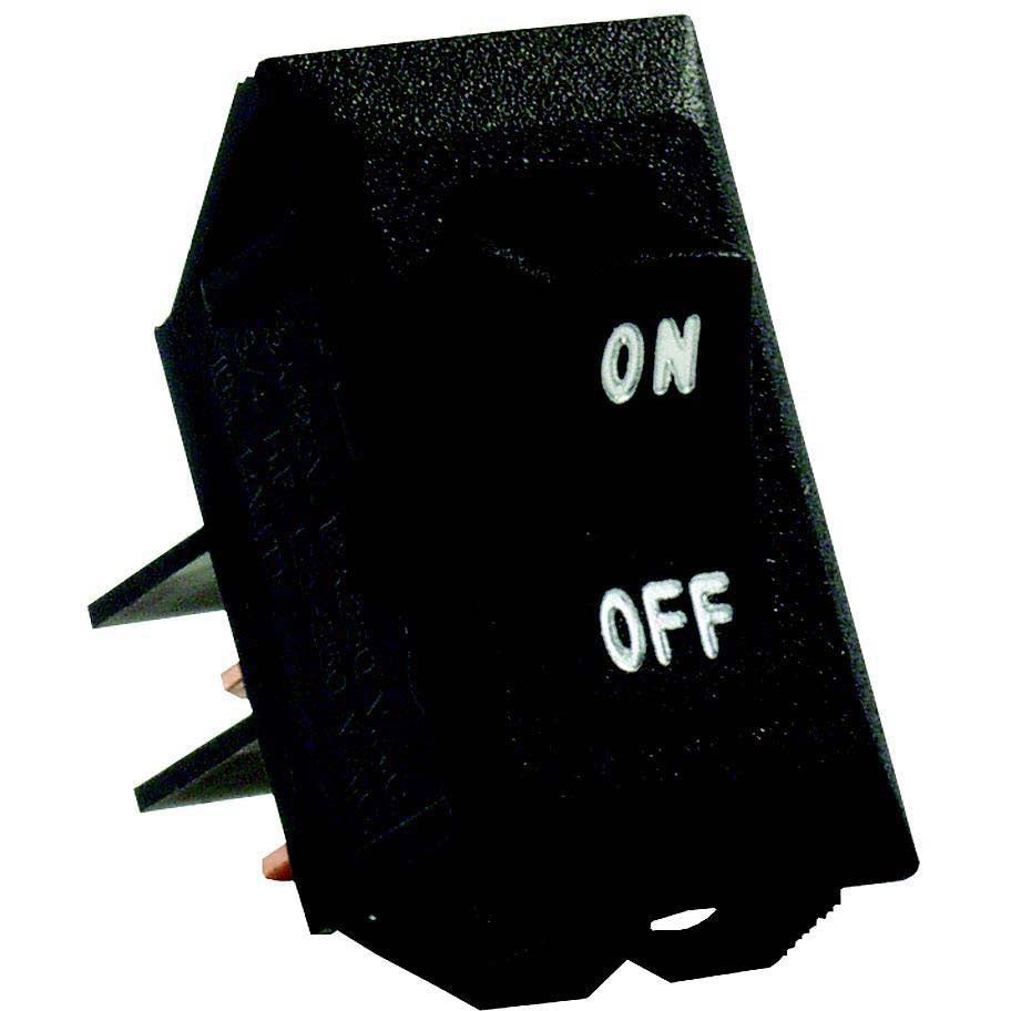 JR Products Labeled 12V On/Off Switch, Black