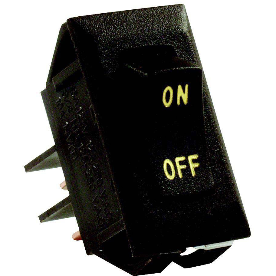 JR Products Labeled 12V On/Off Switch, Brown
