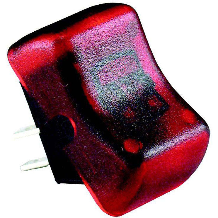 JR Products 12045 Red Illuminated RV On/Off Switch