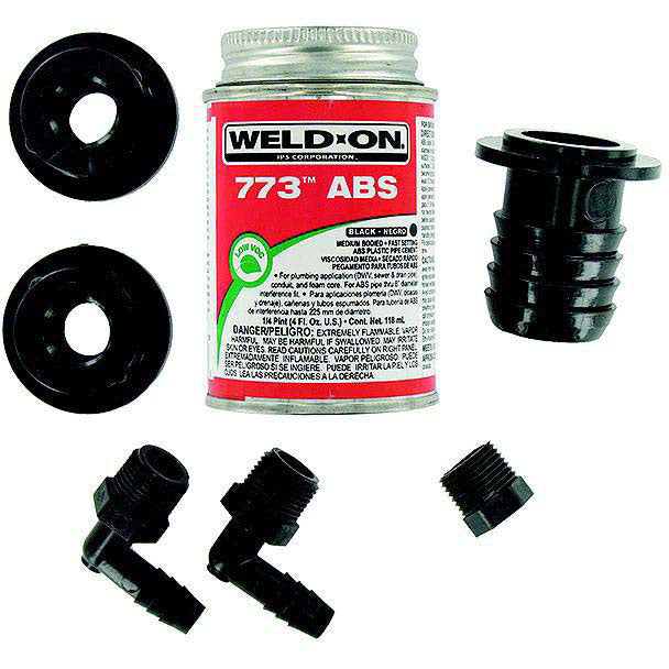 ABS Tank Fill Kit, Straight Barbed Fill