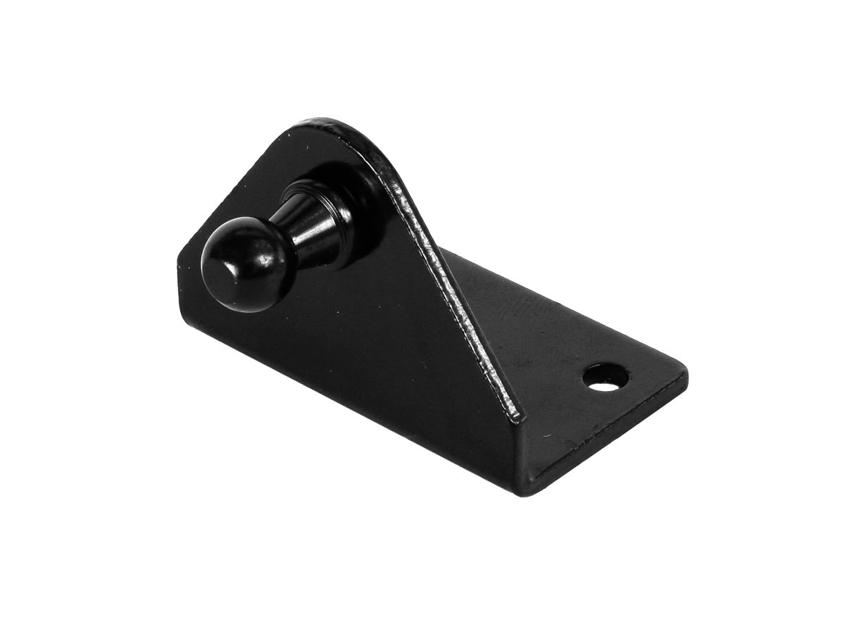 Gas Prop Bracket - 1 inch, Angled, 10mm ball