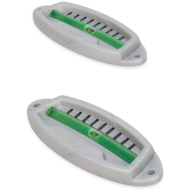 Camco Utility Trailer Bubble Levels, 2 Pack
