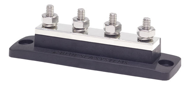 Blue Sea Systems, Busbar, 4 x 5/16, 18 Stud Terminal