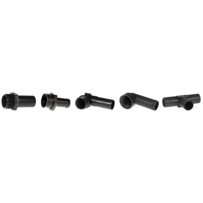 Shields Sani Fitting, 1-1/2"H x 1-1/2"MP, 90° Elbow