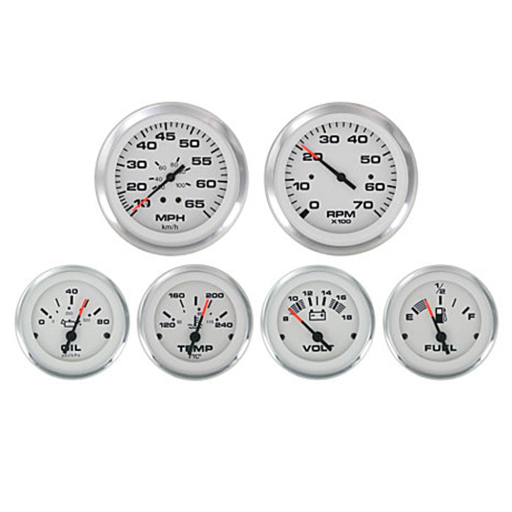 Sierra Lido Pro Series, "Fog Resistant", 6 Gauge Set,  Inboard/Sterndrive, 67653P