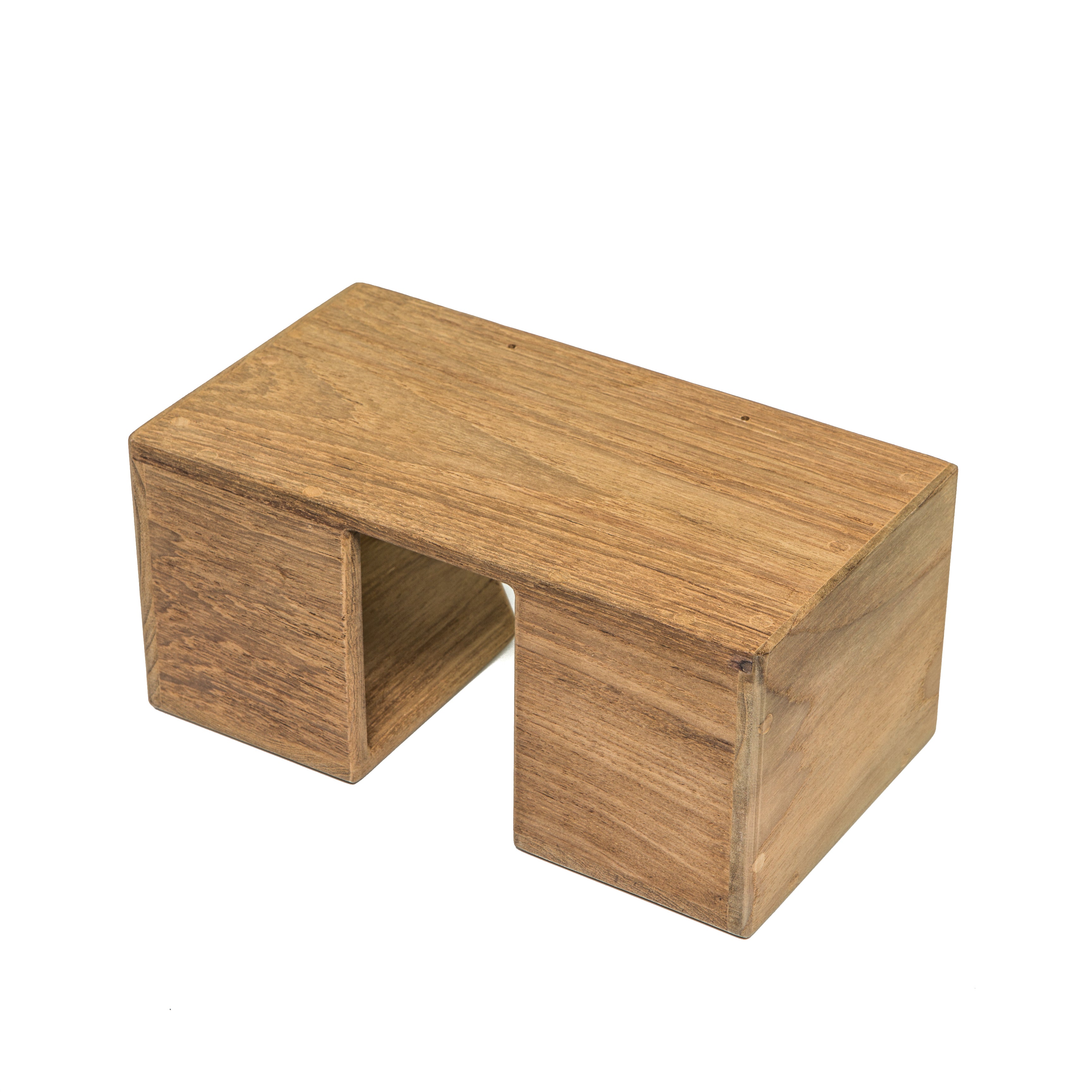 Teak Binocular Rack, Large, 8-1/2"W x 4-3/4"H x 3-5/8"D