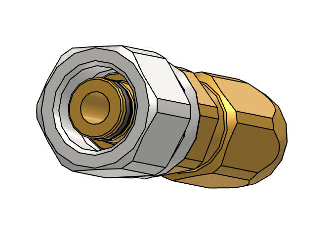 Hydraulic Steering Hose Reusable Fitting, 5/16", 2TFMS-6-5B