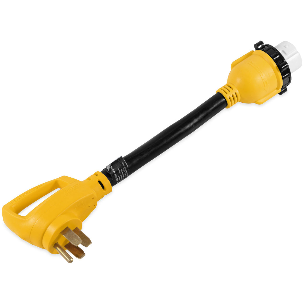 Camco 50M/50F Straight Locking 18" Power Grip Adapter