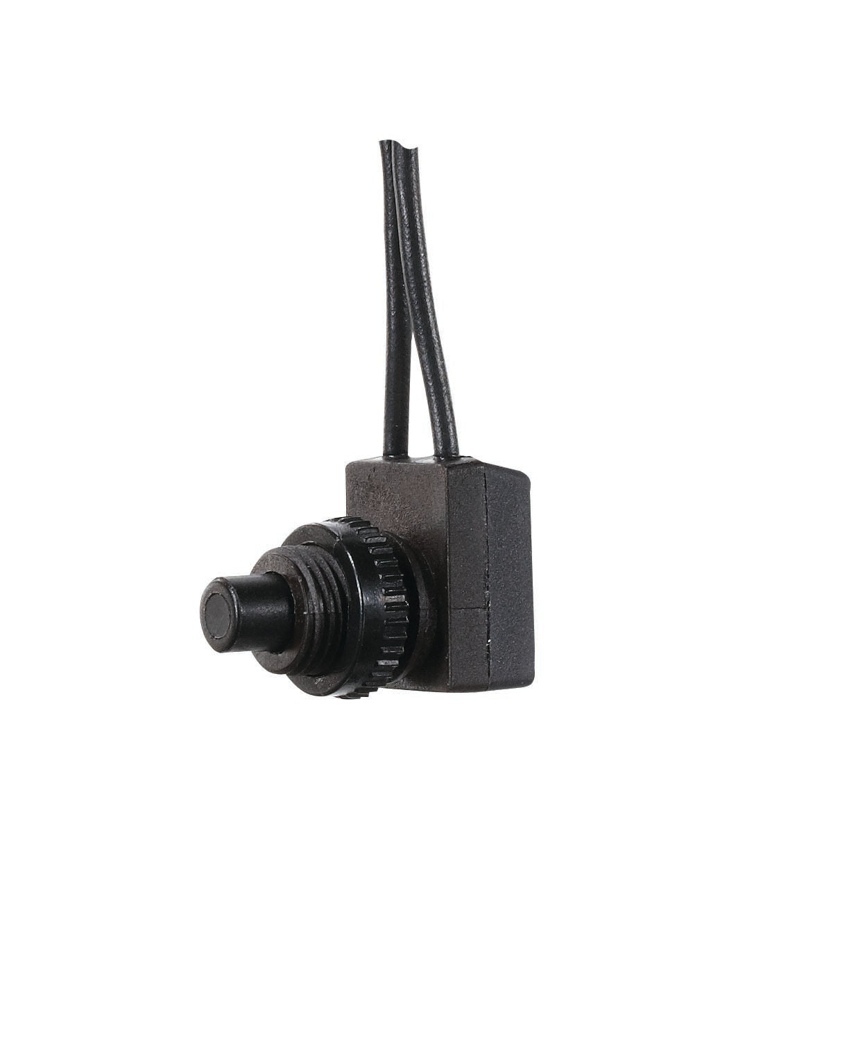 Push Button On/Off Switch - 10 Amp - SPST with 4.5" Leads