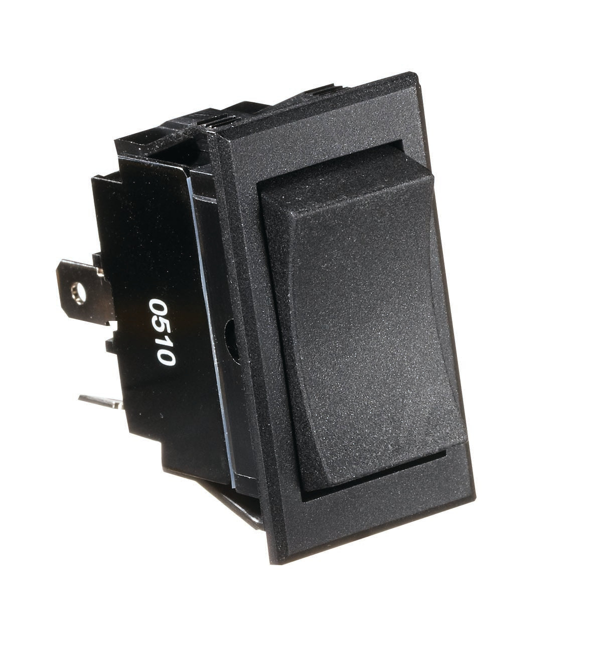 Black Rocker Switch, 20A, 4 X Terminal, Momentary On/Off/Momentary On. Cut-Out 1.46" x 0.83" - DPDT
