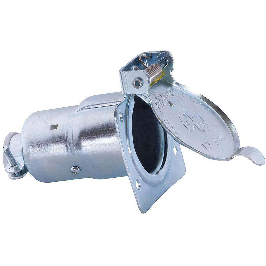 Pollak 7-Way RV Socket, Chrome