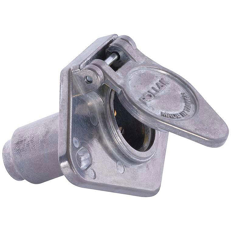 Pollak 6-Way Socket, Die-Cast Metal
