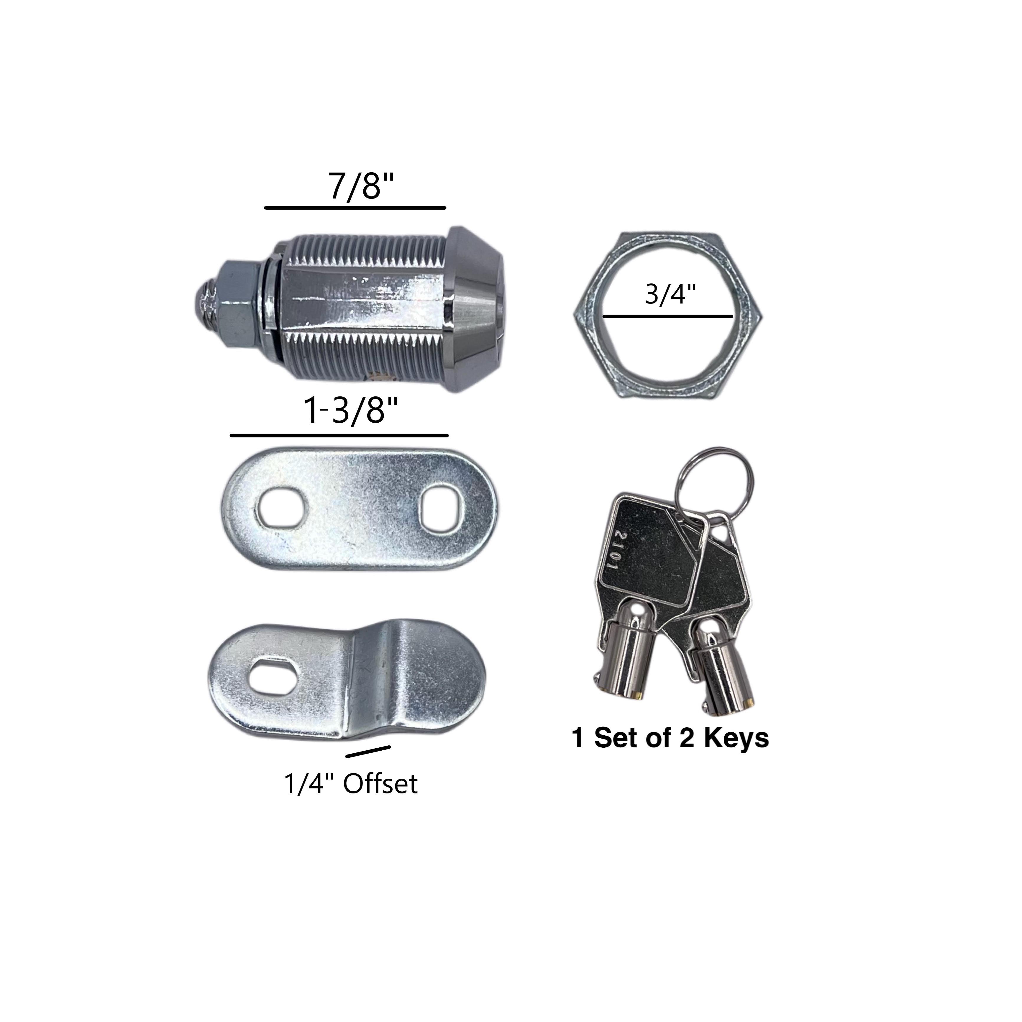Ace Compartment Lock 7/8" - 4 pack