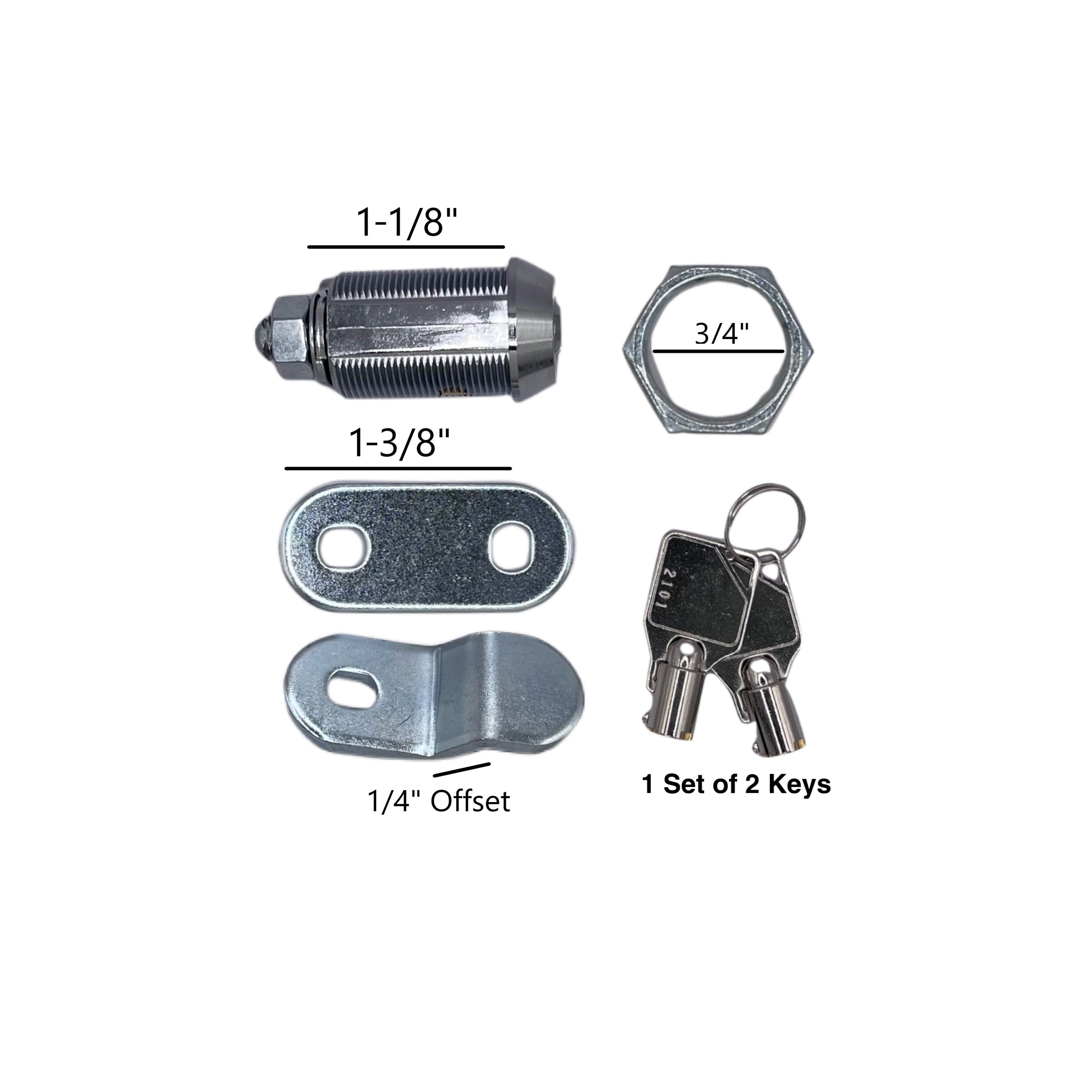 Ace Compartment Lock 1 1/8" - 4 pack