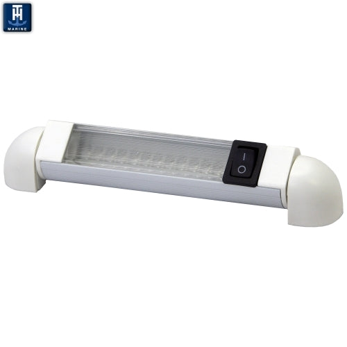 T-H Marine, LED Rotating Rail Light, w/ Switch, Cool White, 6"
