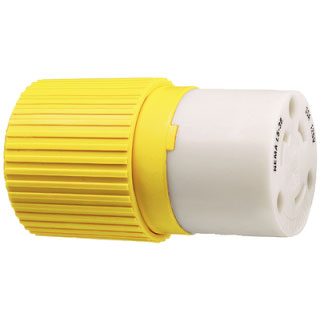 Hubbell, Locking Plug & Connector Connector Body, 30 amp 125 volt Twist-Lock Socket, B-Line