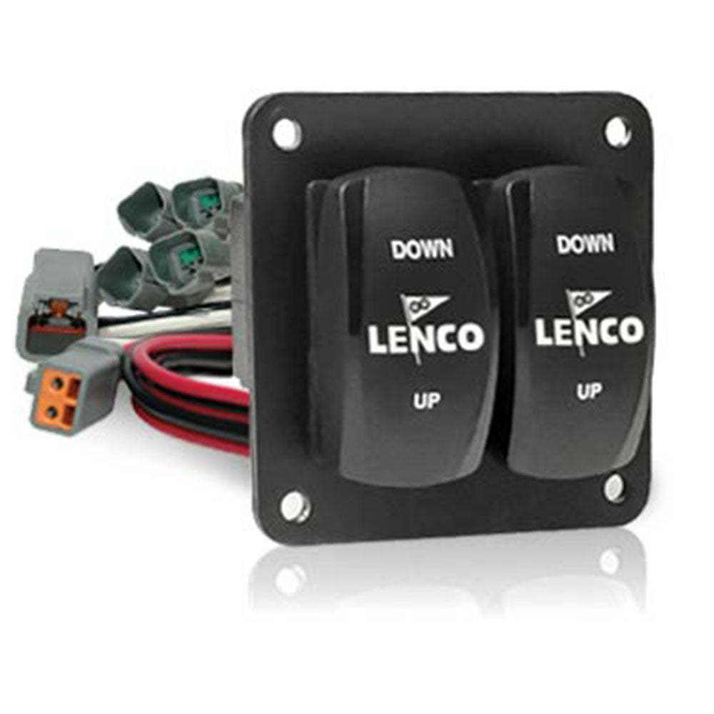 Lenco, Trim Switch Kits, Double Rocker, Single Actuator System