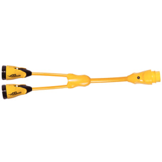 Marinco, 50 Amp Shorepower, Standard Y Adaptor, 1 Male Plug