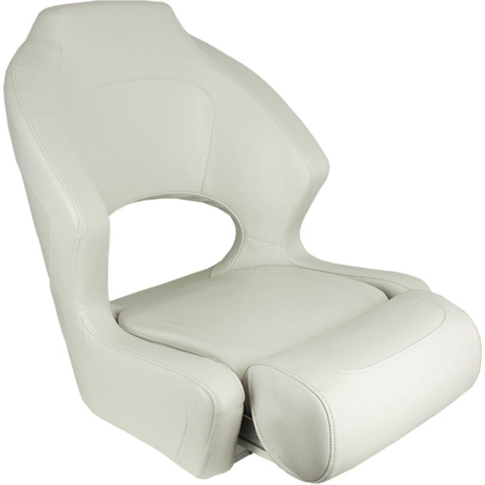 Springfield, Deluxe Sport Flip Up Bucket Seat, White