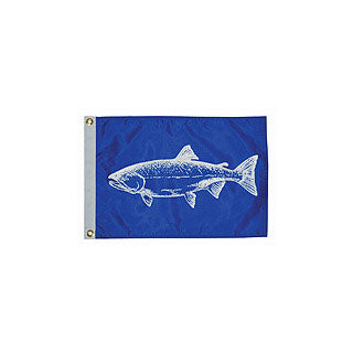 Taylor Made Flag, Fisherman's Catch, 12" X 18", Salmon