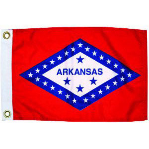 Taylor Made, US State Flag, 12" x 18", Arkansas