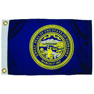 Taylor Made, US State Flag, 12" x 18", Nebraska