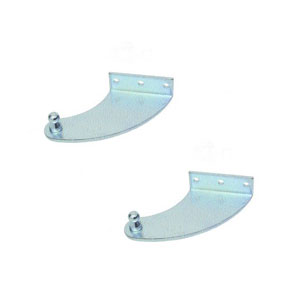 Taylor Made, Shock Mounting Hardware, Tapered Angled Bracket, Zinc Plated, (2 Per Pack)