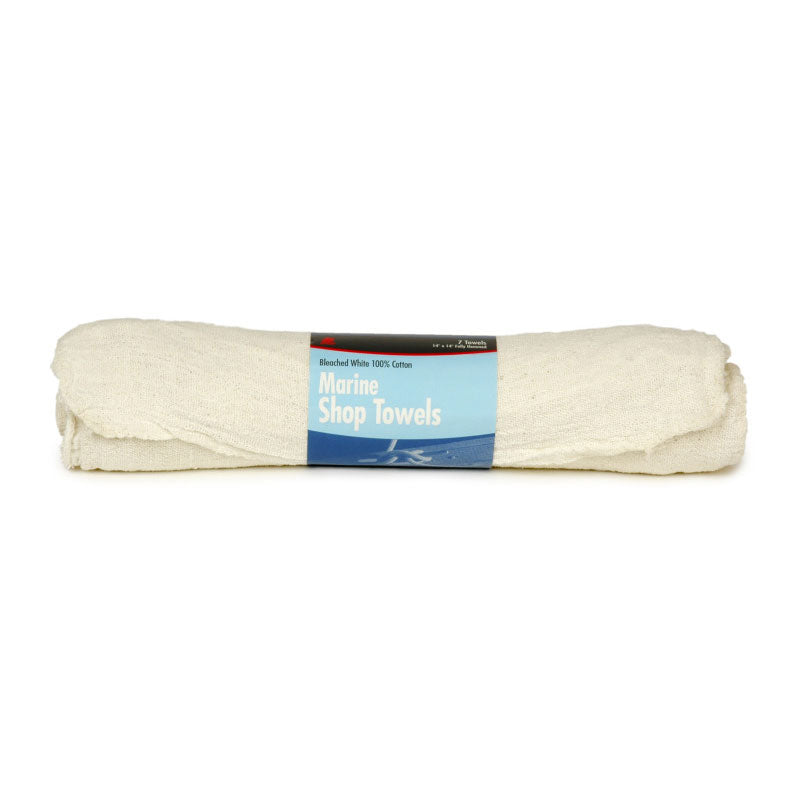 Buffalo Industries, Marine Shop Towels, White, Pack of 7