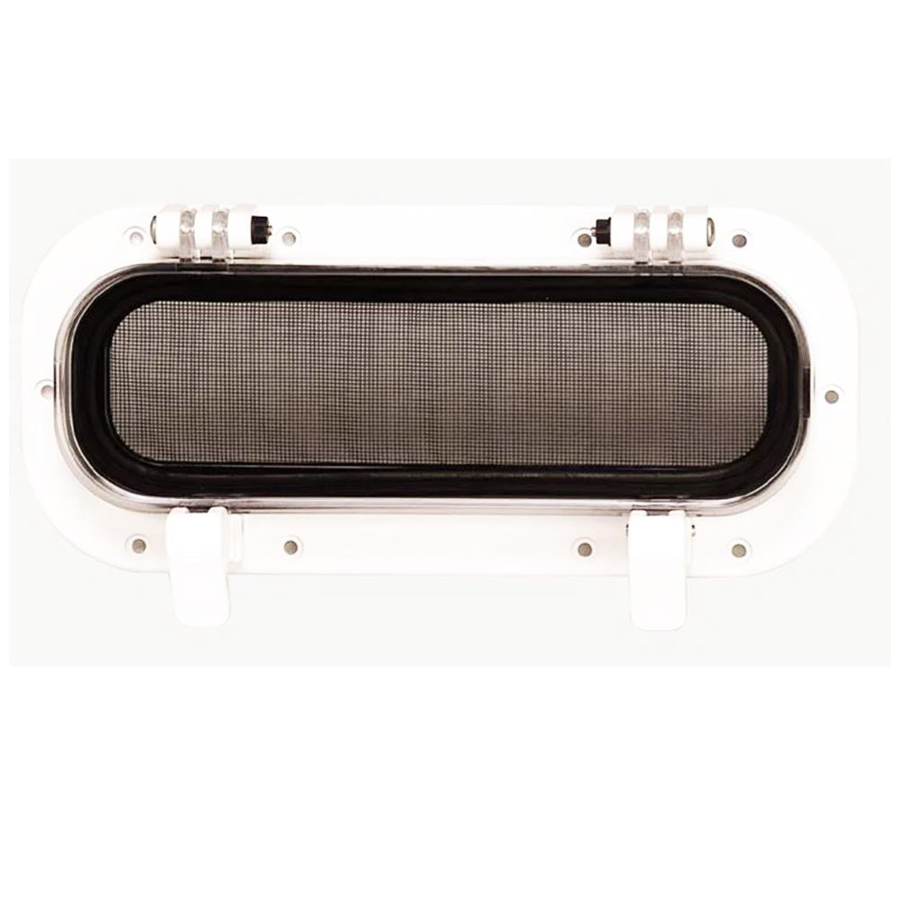 Beckson PO310-BS-20 Port Black, Smoked Lens, 3" x 10"