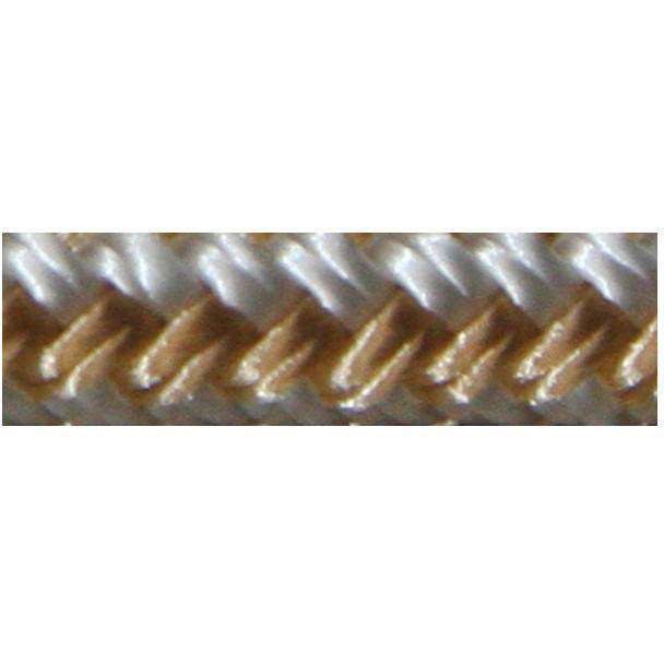Sea Dog 302119035GW1<br> Premium Double Braided Nylon Dock Line, 3/4" x 35', Gold/White