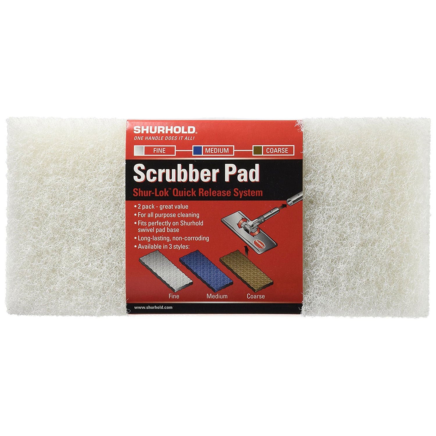 Shurhold 1701 Fine Scrubber Pad 2-Pack