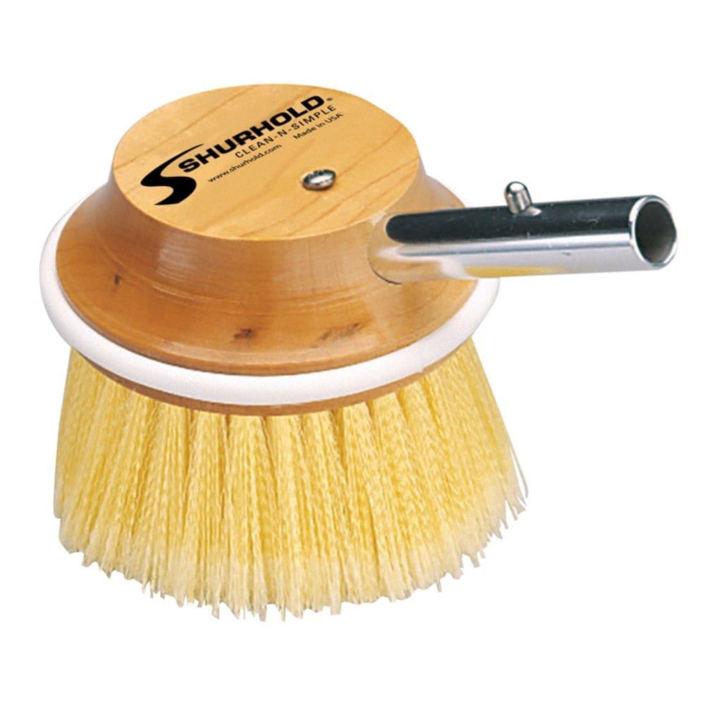 Shurhold 050 Round Brush, Yellow, Soft, 5"