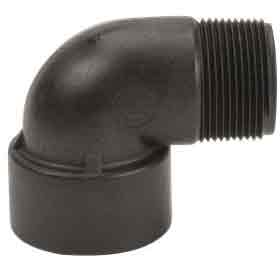 Banjo 1-1/4" Poly Street 90° Elbow