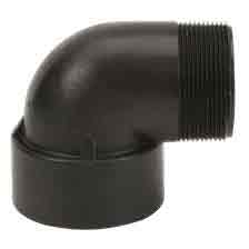 Banjo 2" Poly Street 90° Elbow