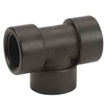 Banjo TEE125 Poly Pipe Tee, 1-1/4"