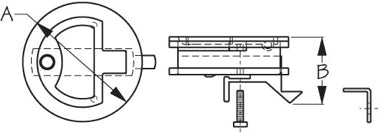 Sea-Dog, Slam Latch, Stainless Steel