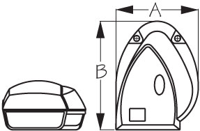 Sea-Dog, Sonic Mini Compact Horn, Black