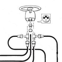 SeaStar ORB Second Helm Fitting Kit, -3 Helms/Cylinders, Outboard