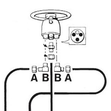 SeaStar ORB Second Helm Fitting Kit, -3 Helms/Cylinders, Inboard